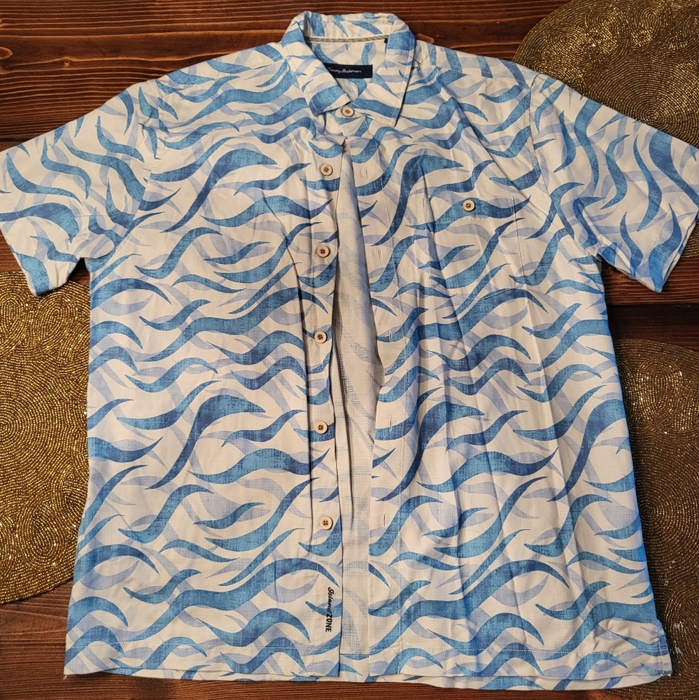 Tommy Bahama SZ L Silk Blend Shirt